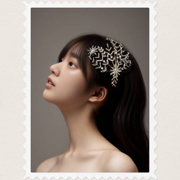 Happy Dream Gifts - Wholesale Fashion Headband - Women's - Crystal Bridal Headband, Crystal Bridal Hairpiece,Gold Crown