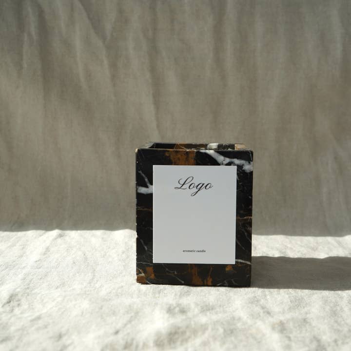 Nero Portoro White Label Ready Candle for wholesale by Standard Wax