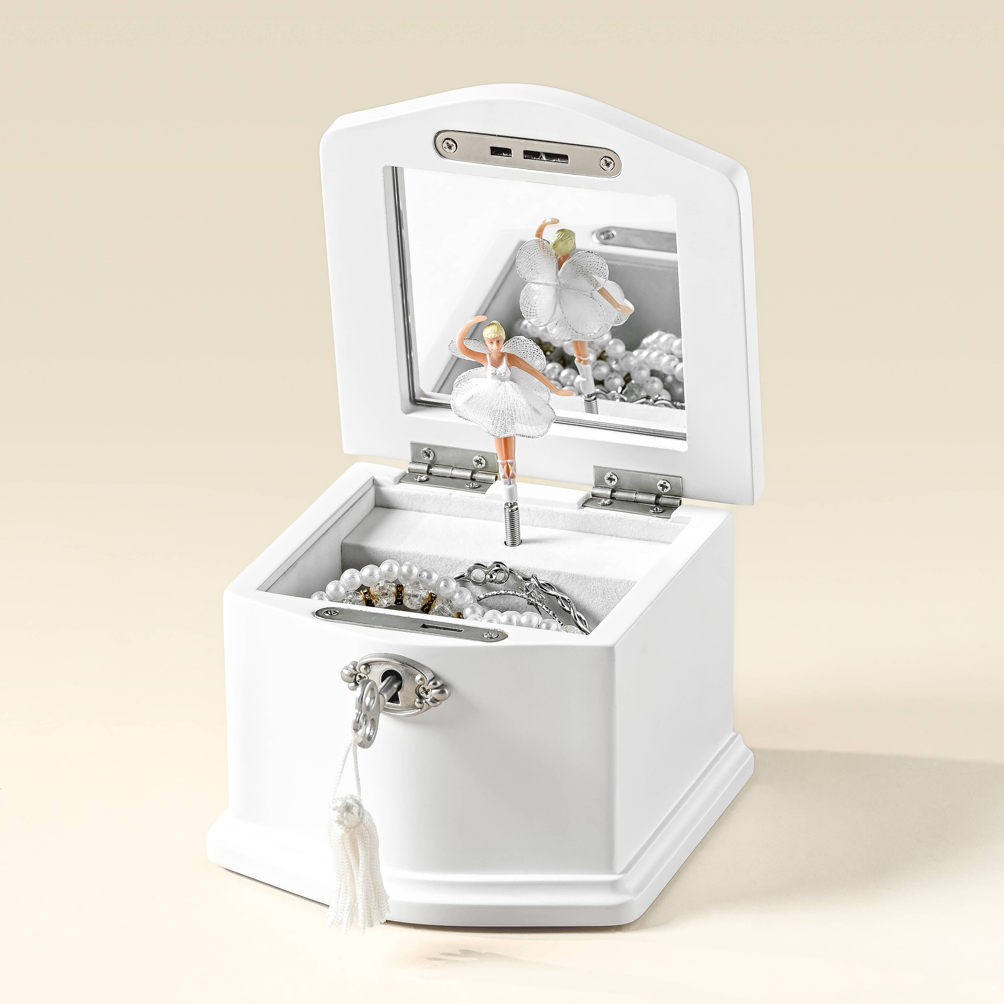 Arlo Belle LLC - Wholesale Jewelry Box/Organizer - Kids Musical Jewelry Box with Lock and Spinning Ballerina13