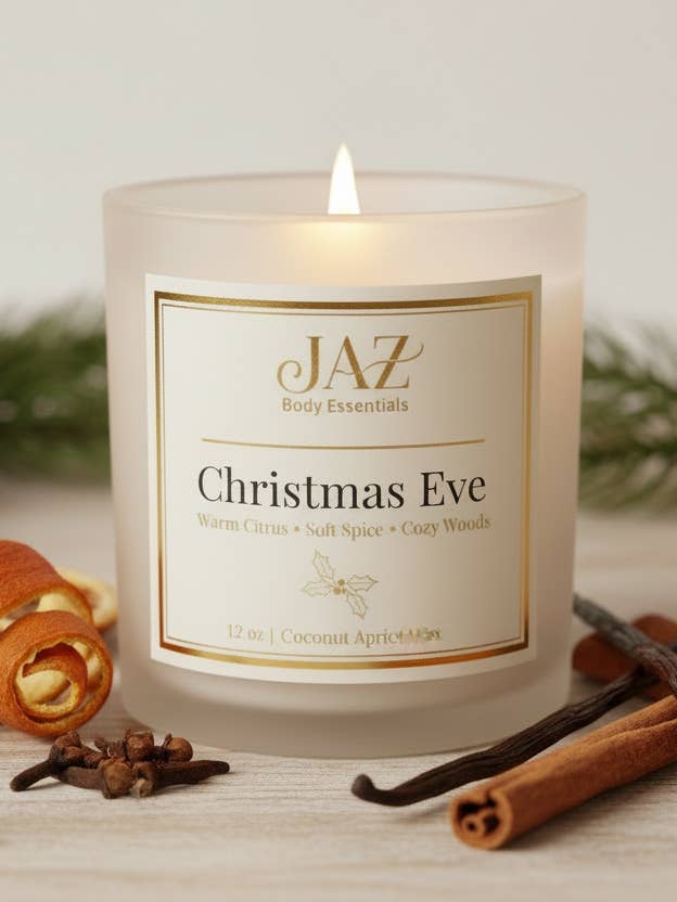 Christmas Eve & Fireside Cocoa Limited-Edition Holiday Candles for wholesale by Jaz Body Essentials
