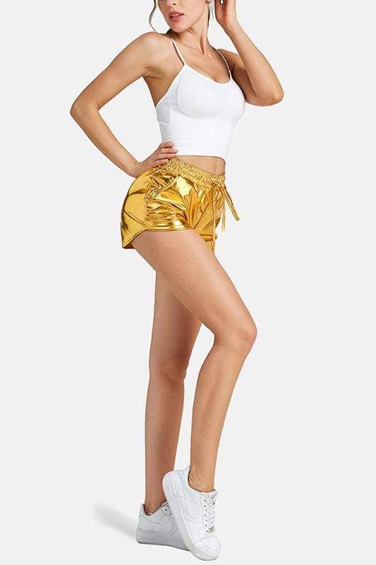 Flarix - Wholesale Shorts - Women's - metallic fashion shorts 12