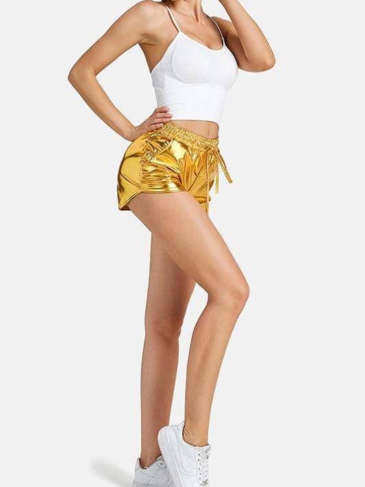 Flarix - Wholesale Shorts - Women's - metallic fashion shorts 12