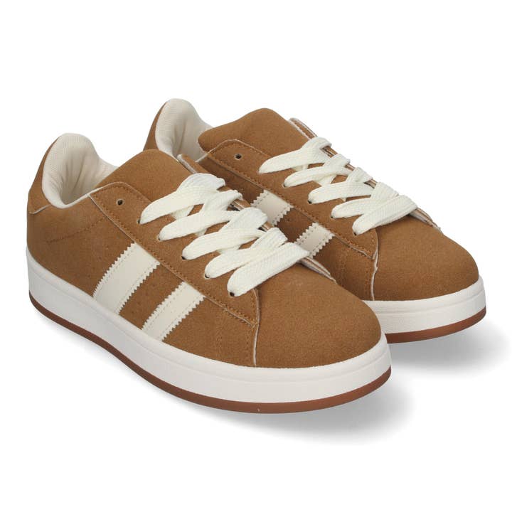 Platta Sportskor i Casual Stil för Kvinnor Kamel för wholesale av Brideluxe Mayorista