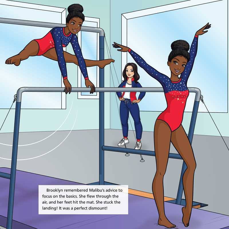 Simon & Schuster - Wholesale Early Reader Book (6-8) - Barbie: You Can Be A Gymnast by Becky Matheson8