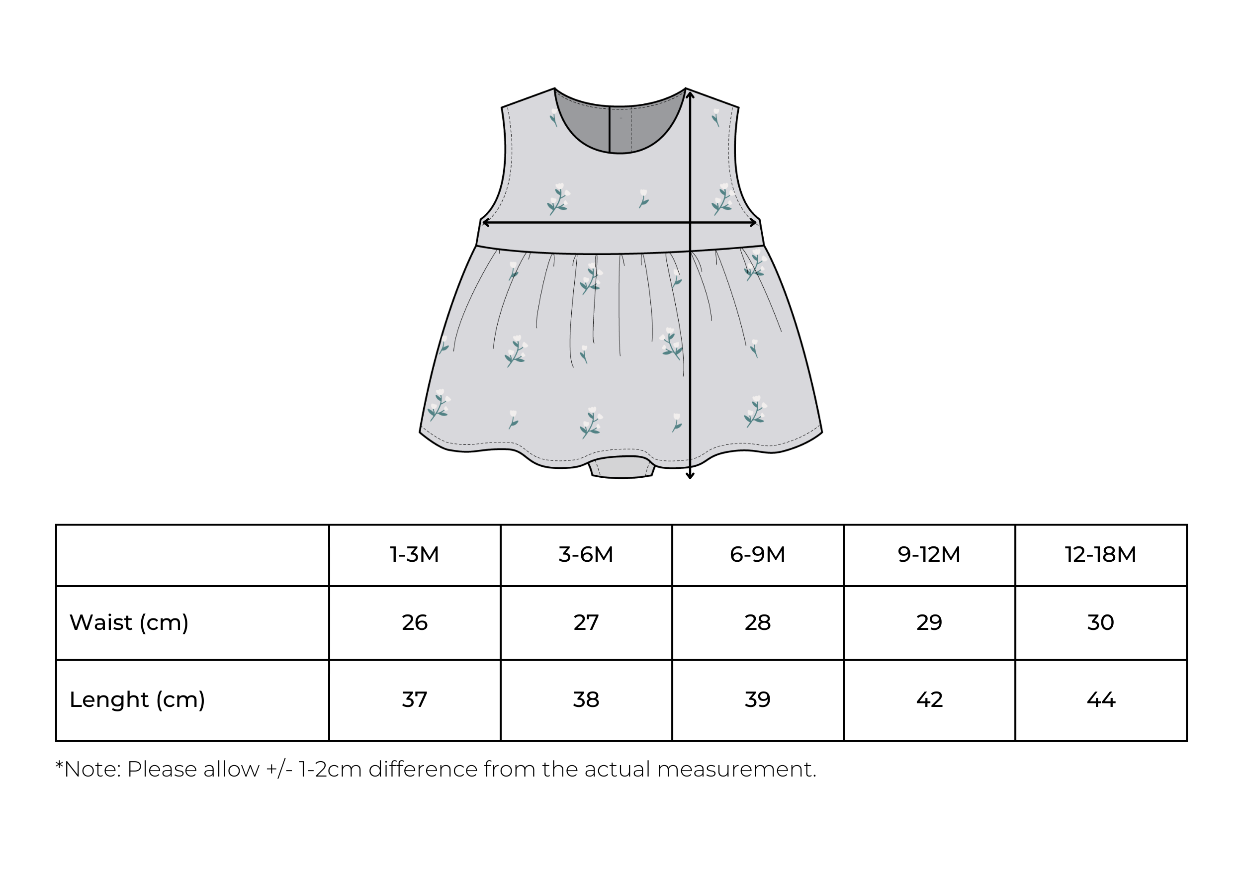 Eli & Nev (we cover U.S. import duties) - Wholesale Jumpsuit - Baby - Baby Flower Embroidered Romper 100% Cotton OEKO-TEX13