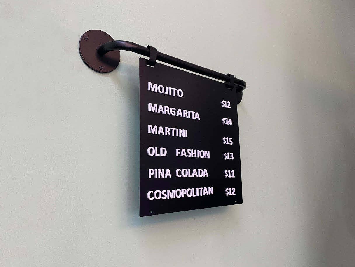 OtimSan - Venta al por mayor Pizarra - Pizarra de menú con letras magnéticas6