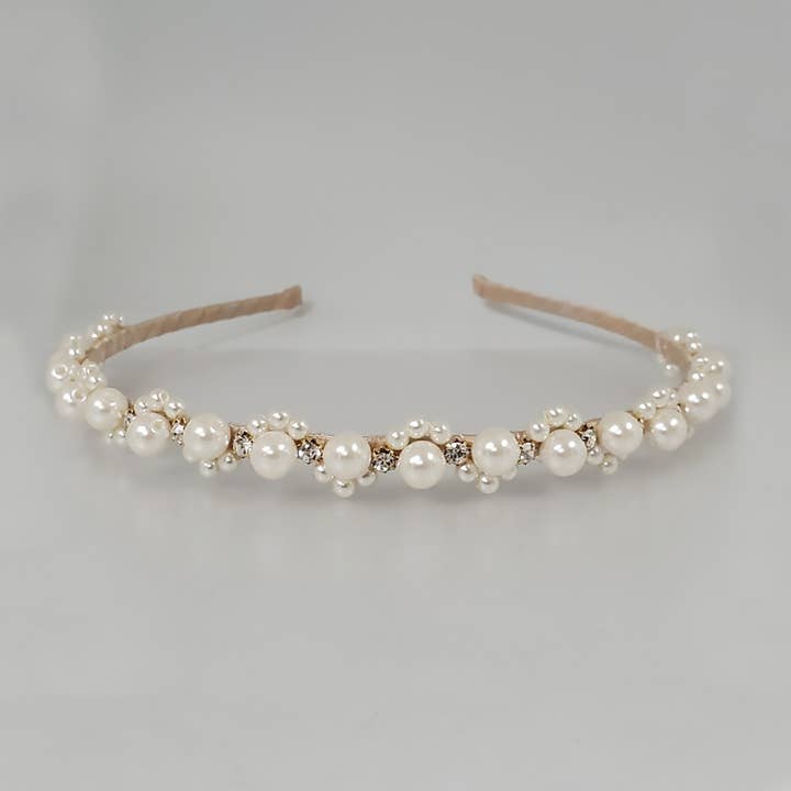 Bandolete Pérola Snowdrop por atacado de Double Accent