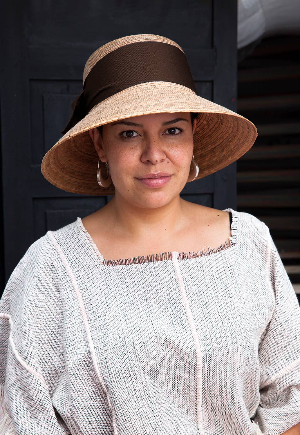 Tula - Wholesale Straw Hat - Women's - Somerset Brown Bow3
