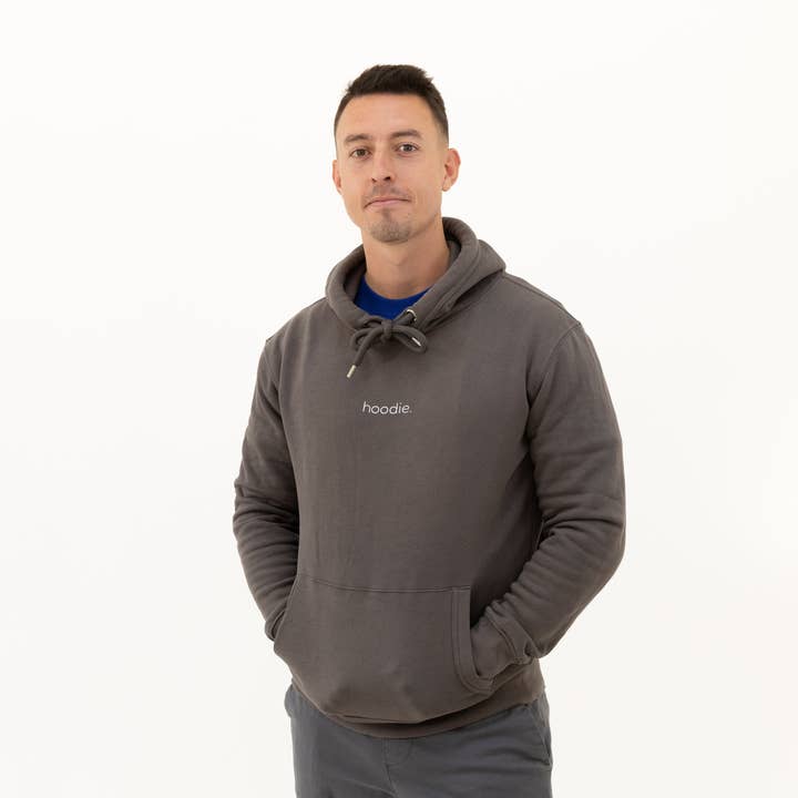 simple. panda - Wholesale Hoodie – Unisex - simple. hoodie. charcoal.1