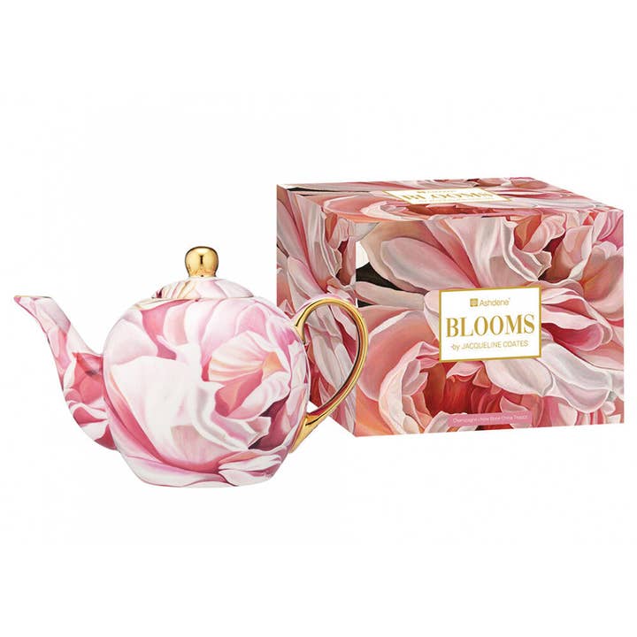 Ashdene Blooms Theepot met Infuser Blush voor wholesale door Adore Tea
