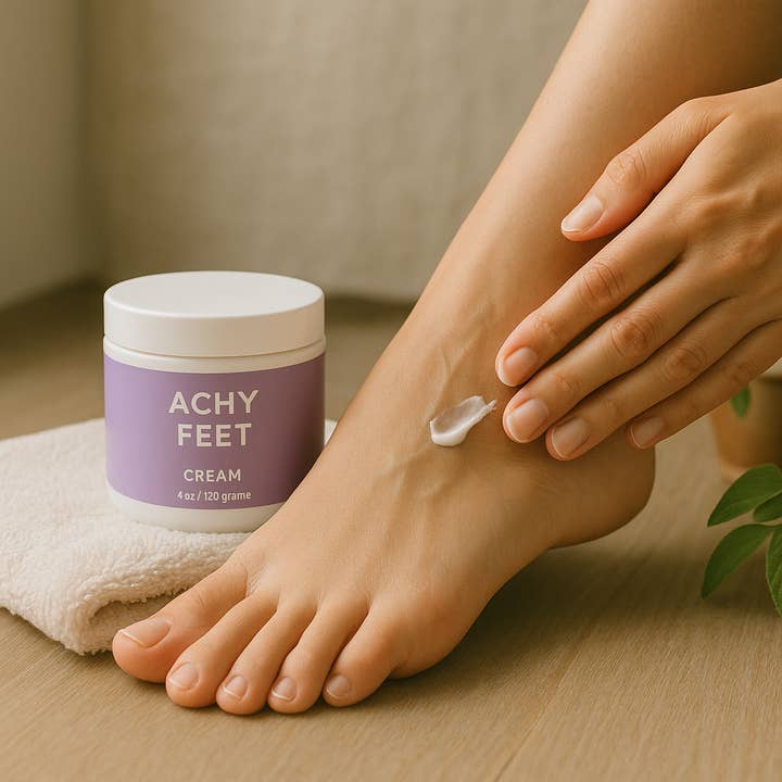 Taylor Made Organics - Wholesale Foot Cream - Achy Feet Cream – Arnica, Lavender & Peppermint Relief1