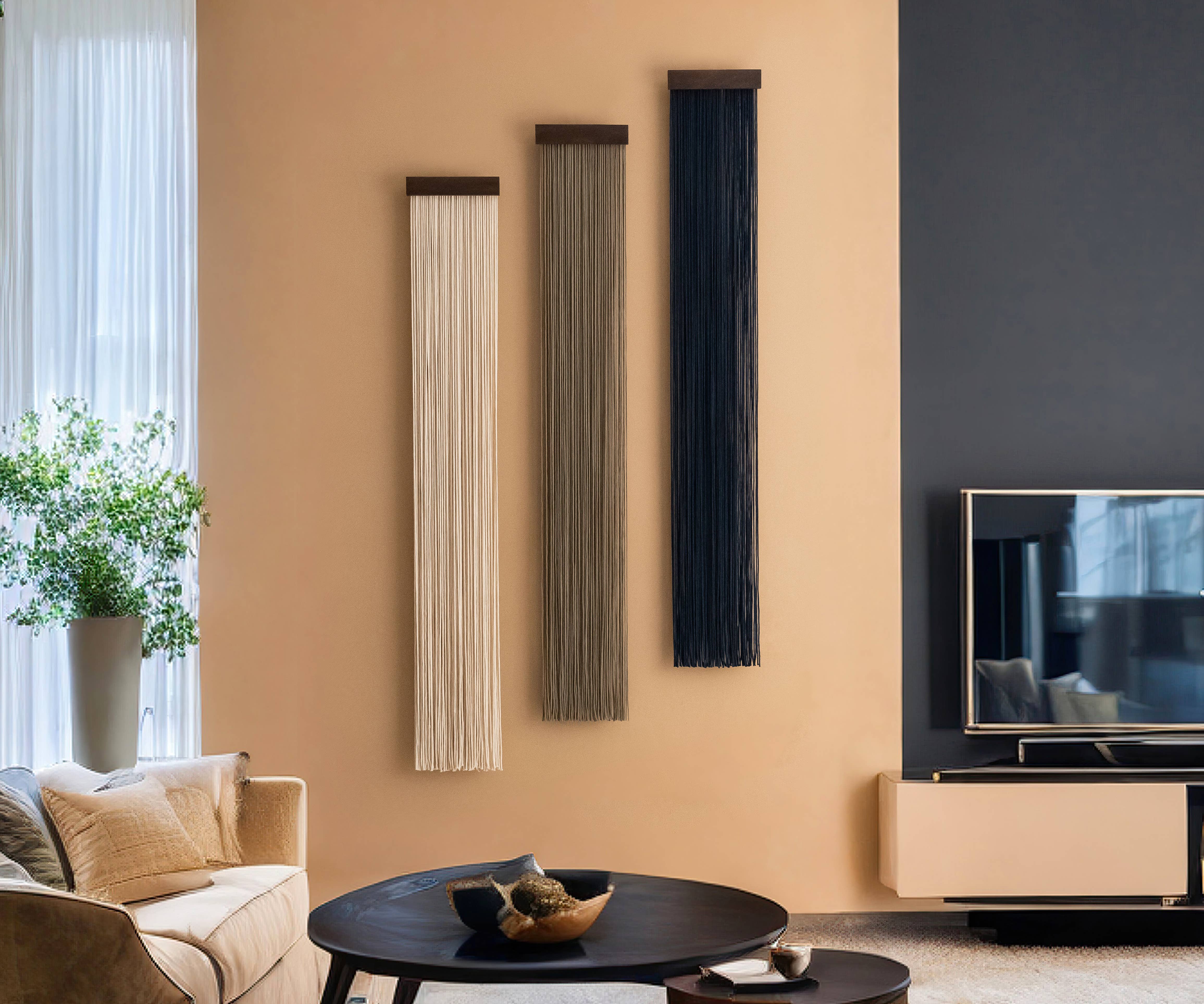 MinhandBros - Wholesale Wall Art Set - Macrame Fiber Wall Hanging for Cozy Farmhouse Aesthetic

V817