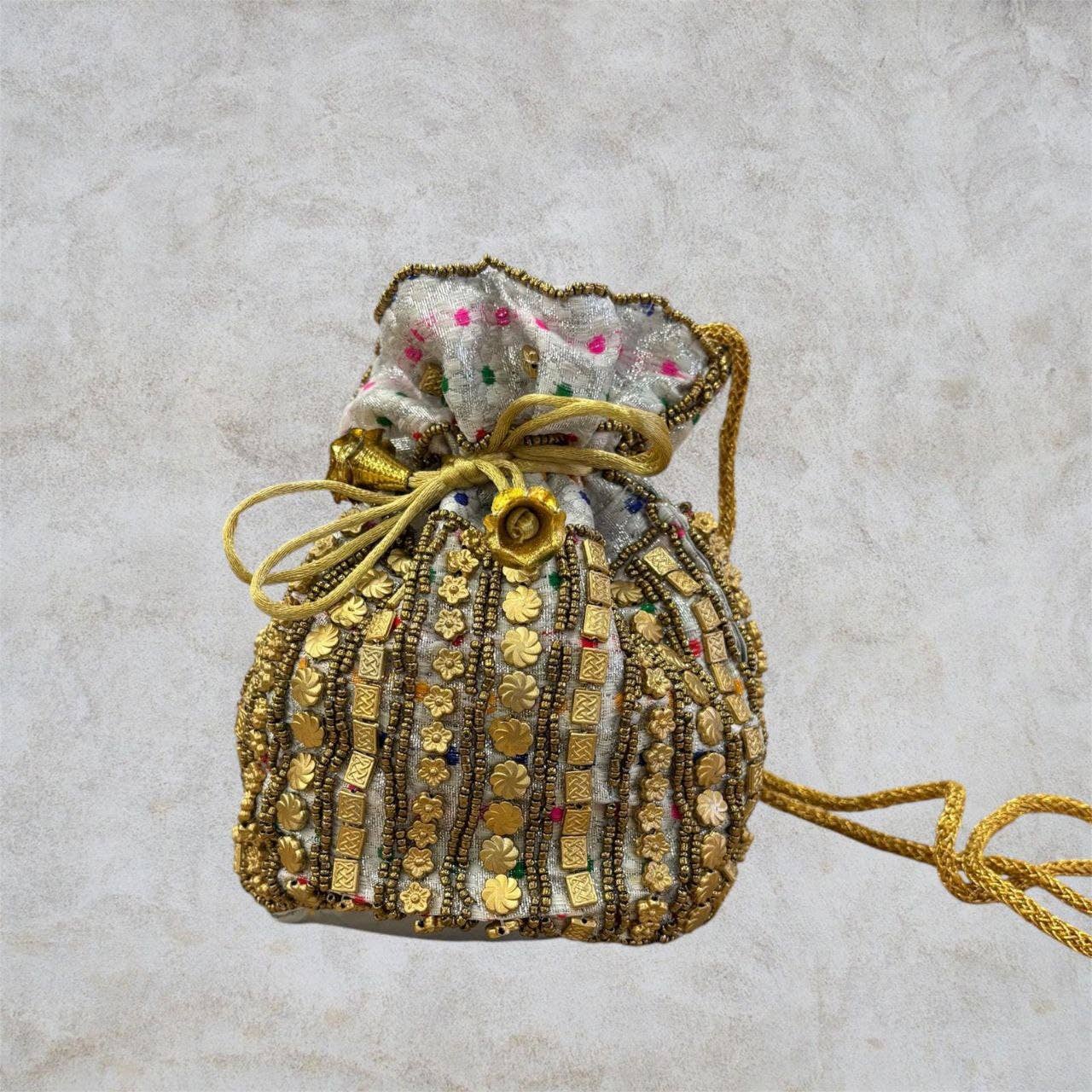 Hecho a mano - Vendita all'ingrosso Accessorio per borsetta - Donna - Borsa a secchiello dorata19