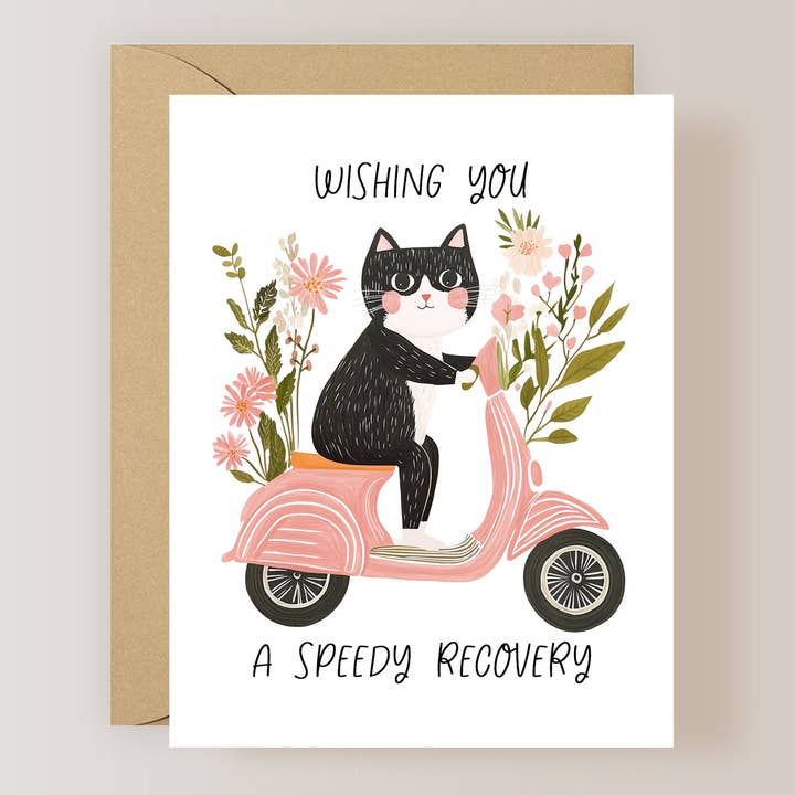 Firefly Paper Studio, LLC - Wholesale Get Well Card - Get Well Card, Wishing You A Speedy Recovery
