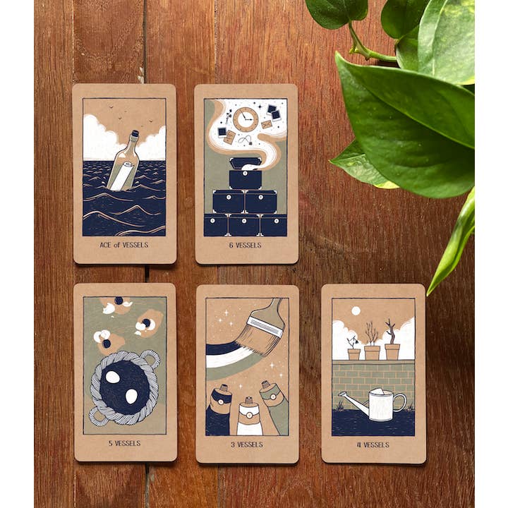 Microcosm Publishing & Distribution - Wholesale Tarot Cards - Transient Light Tarot: An 81-Card Deck & Guidebook