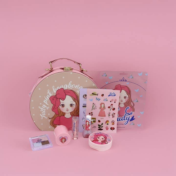 Judy Premium Beauty Bag Set — Built-In Mirror for wholesale by diel friends llc