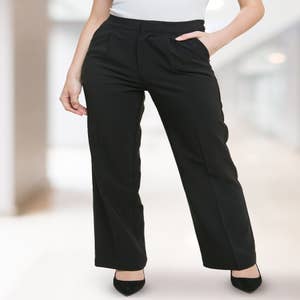 Bulk-buy New Simple Style Fashion Slim Fit Formal Pants for Women