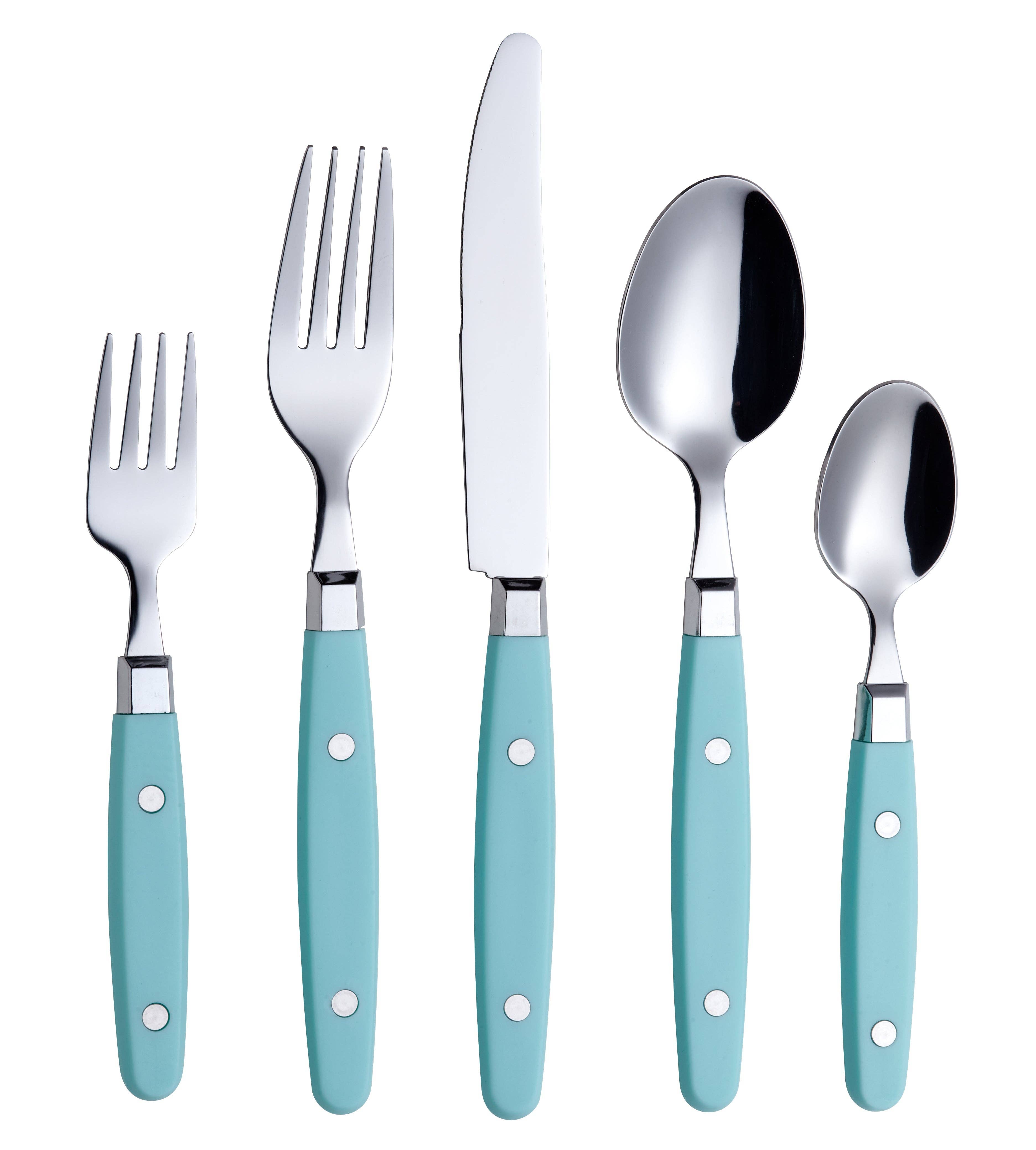 ANNOVA - Venta al por mayor Conjunto de cubiertos - Juego de Cubiertos Retro ANNOVA de 20 Piezas20