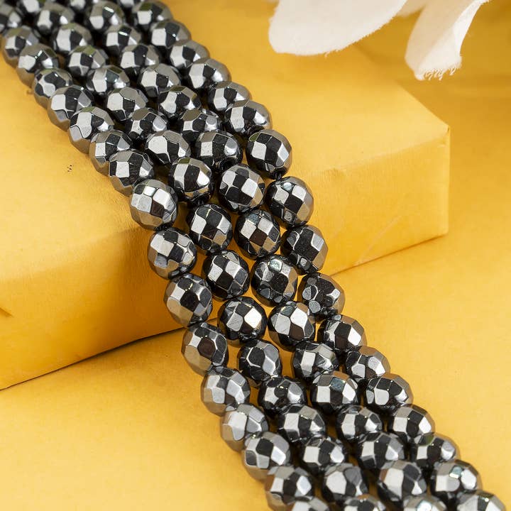 Soothing Crystals Beads - Wholesale Beads - Faceted Beads | Hematite | Crystal Beads for Jewelry11