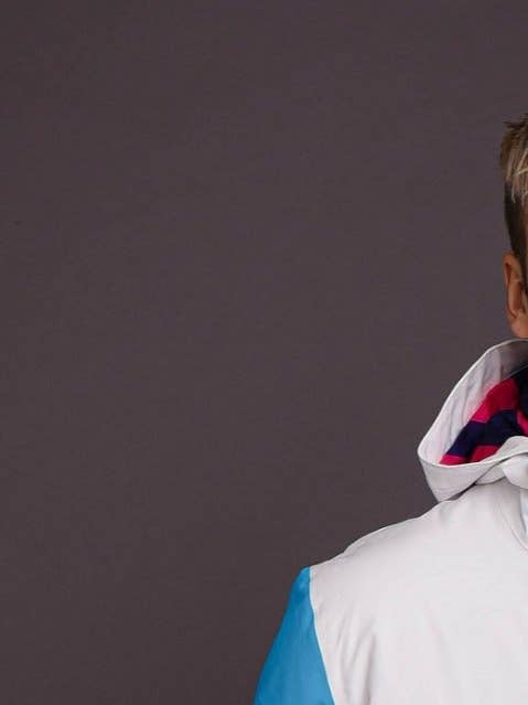 Yeh Man Veste de ski et de snowboard pour homme - Bleu et blanc pour la vente par OOSC CLOTHING