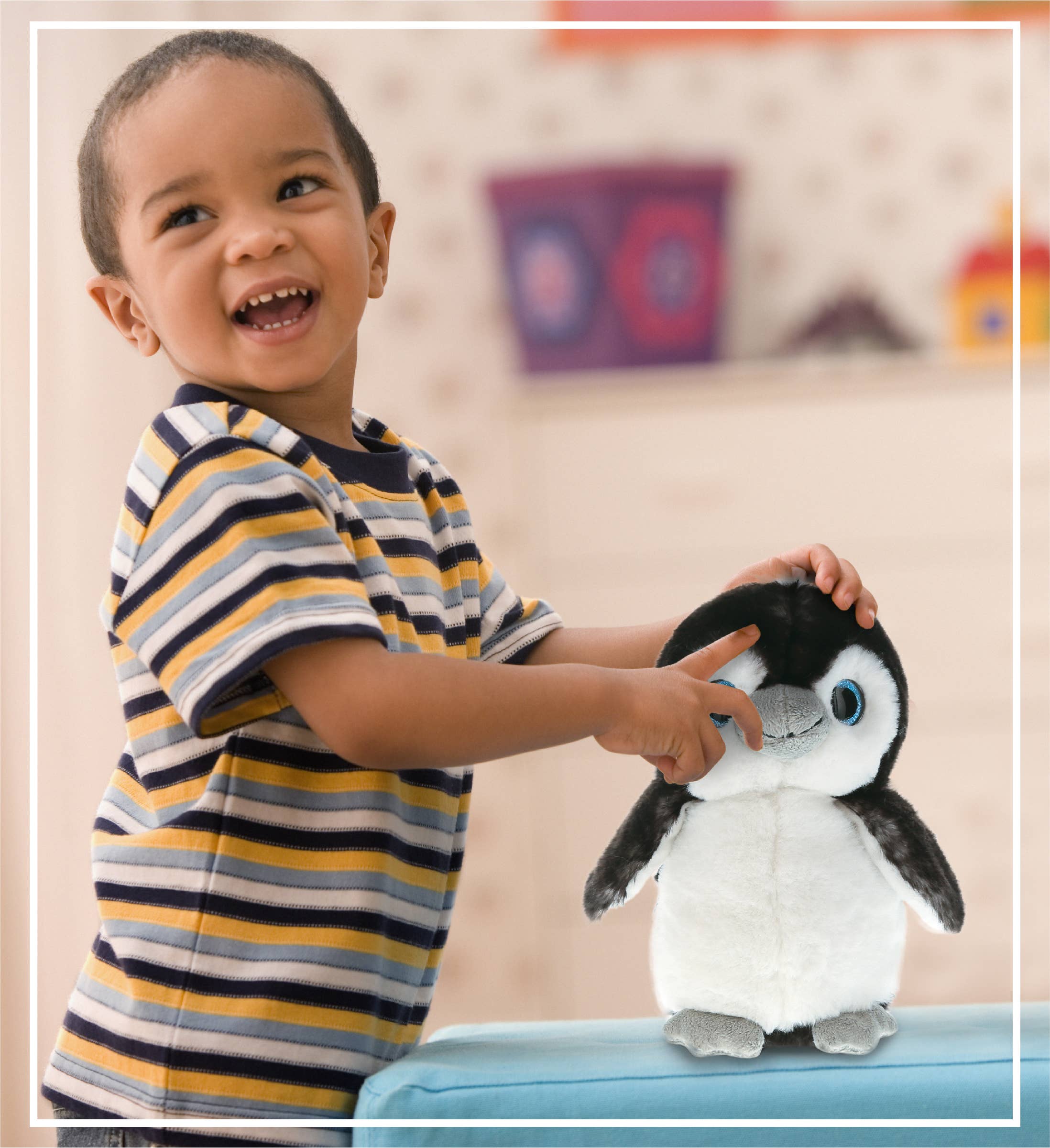 Cota Global – wholesale Stuffed/plush toy – Kids & baby – Super Soft Plush - Grey Penguin 9 Inch6
