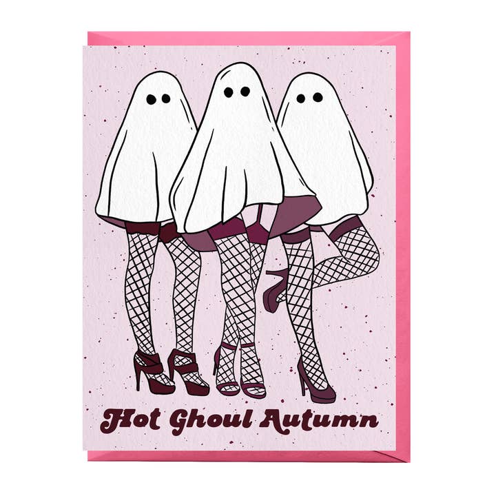 Boss Dotty Paper Co. - Wholesale Halloween Card - Hot Ghoul Autumn Halloween Card