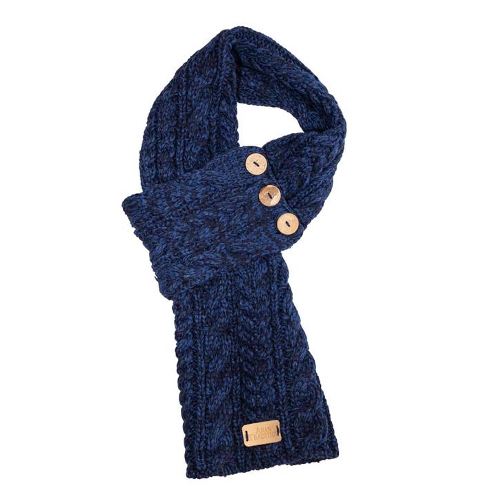 Eurostick - Wholesale Scarf - Women's - Aran Cable Button Wrap Scarf24
