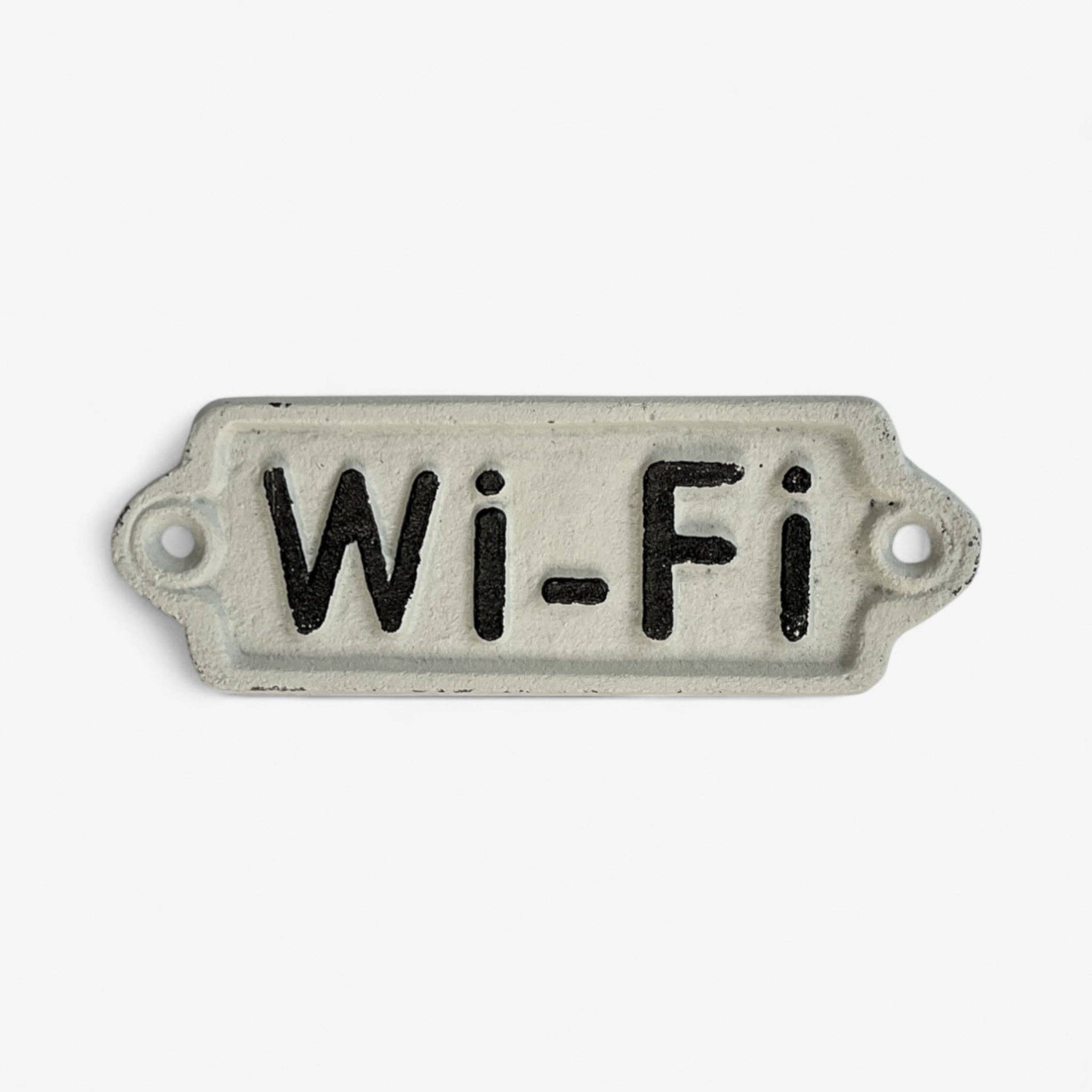 Iron & Blossom - Wholesale Sign - Vintage Enamel Wi-Fi Sign, Rustic Home Decor Accent1