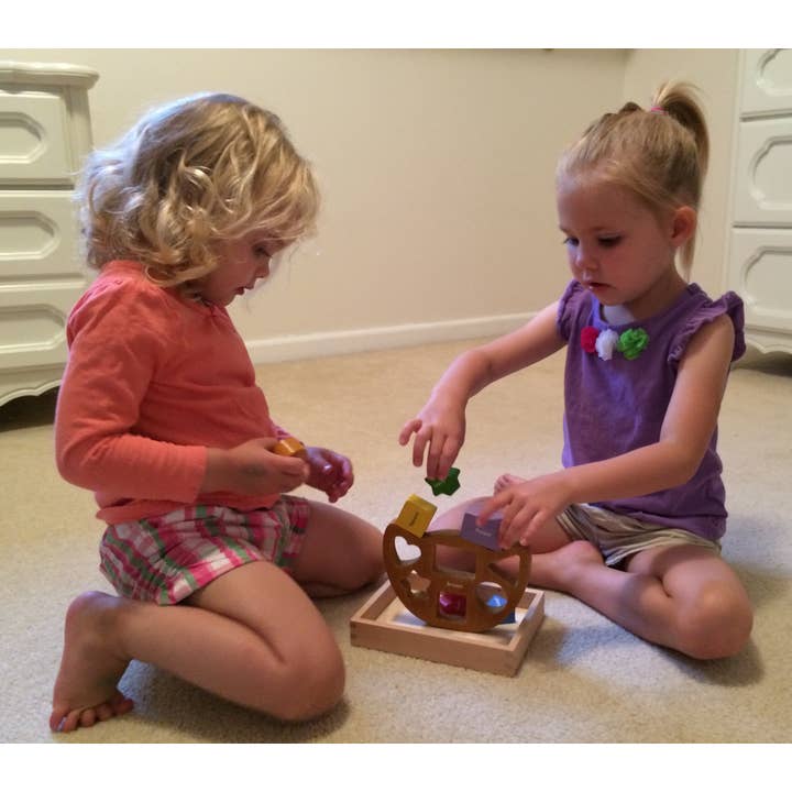 BeginAgain - Wholesale Wood Toy - Kids - Balance Boat Shapes and Colors
