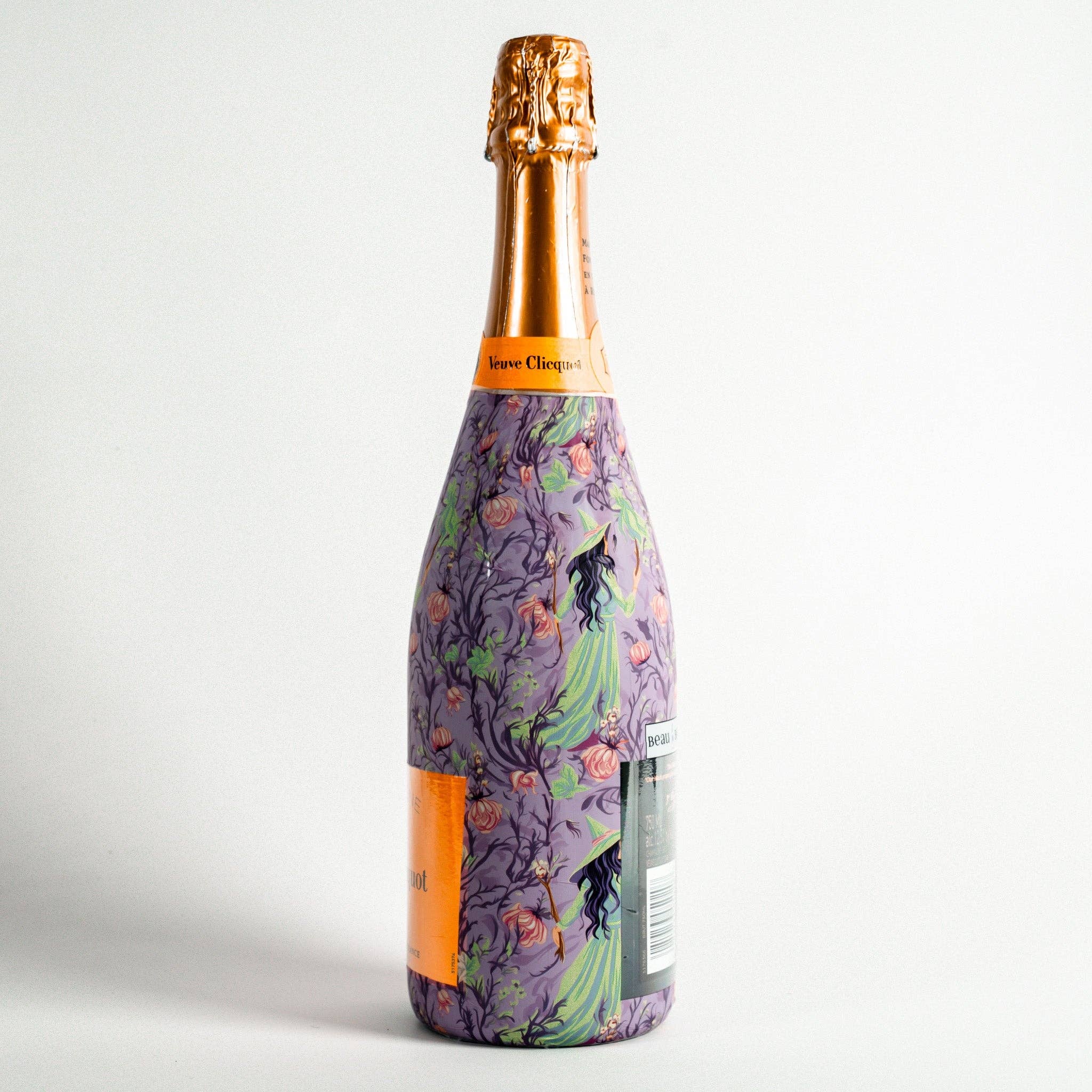 Beau Bottles - Wholesale Wine Gift Bag - Beau Bottles Preppy Halloween Witch - Champagne Collection1