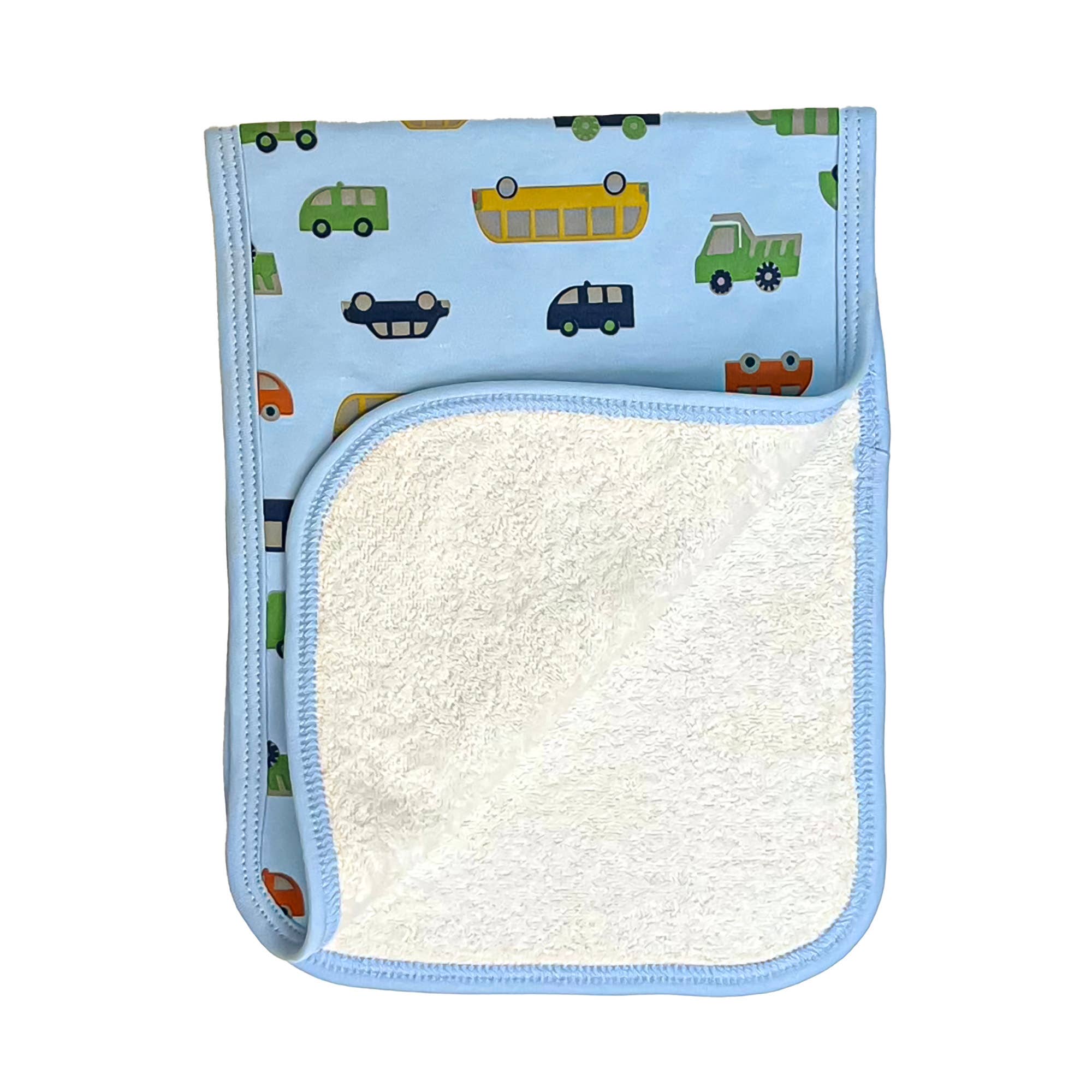 MARCELA – wholesale Burp cloth – Baby – Burp Cloth Pima Cotton - Automobiles Print7