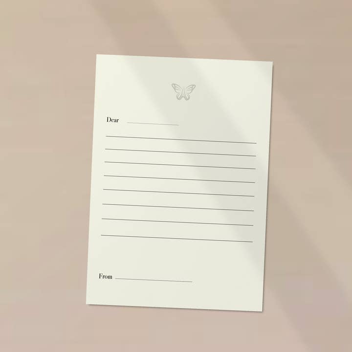 Handwritten Letter by Elle Cadeaux for wholesale by Elle Cadeaux