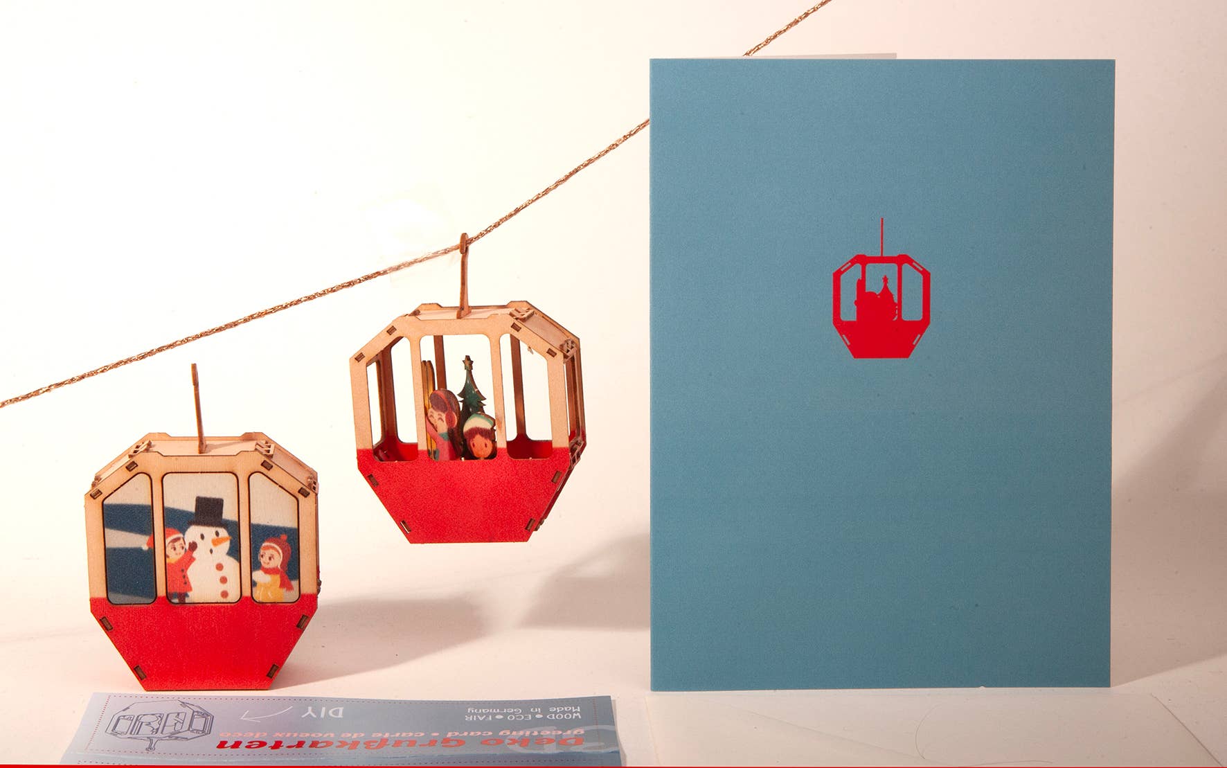 Formes Berlin GbR - Wholesale Christmas Decoration - Gondola 3D decorative greeting card (copy)6