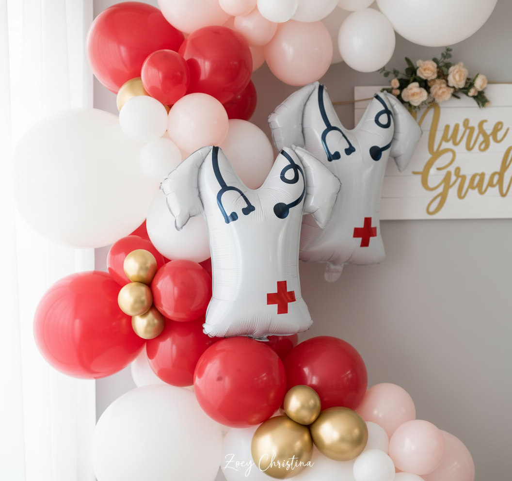 Zoey Christina - Wholesale Balloon - Nurse Themed Scrub Top Balloon1