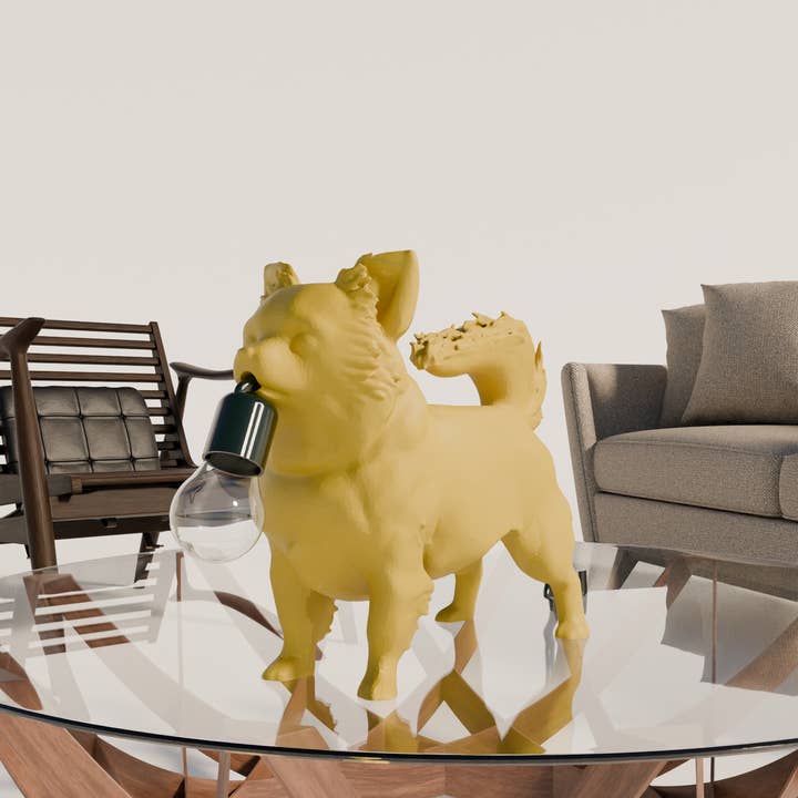 Fiastra Design – Engroshandel Skrivebordslampe – Chihuahua bordlampe7