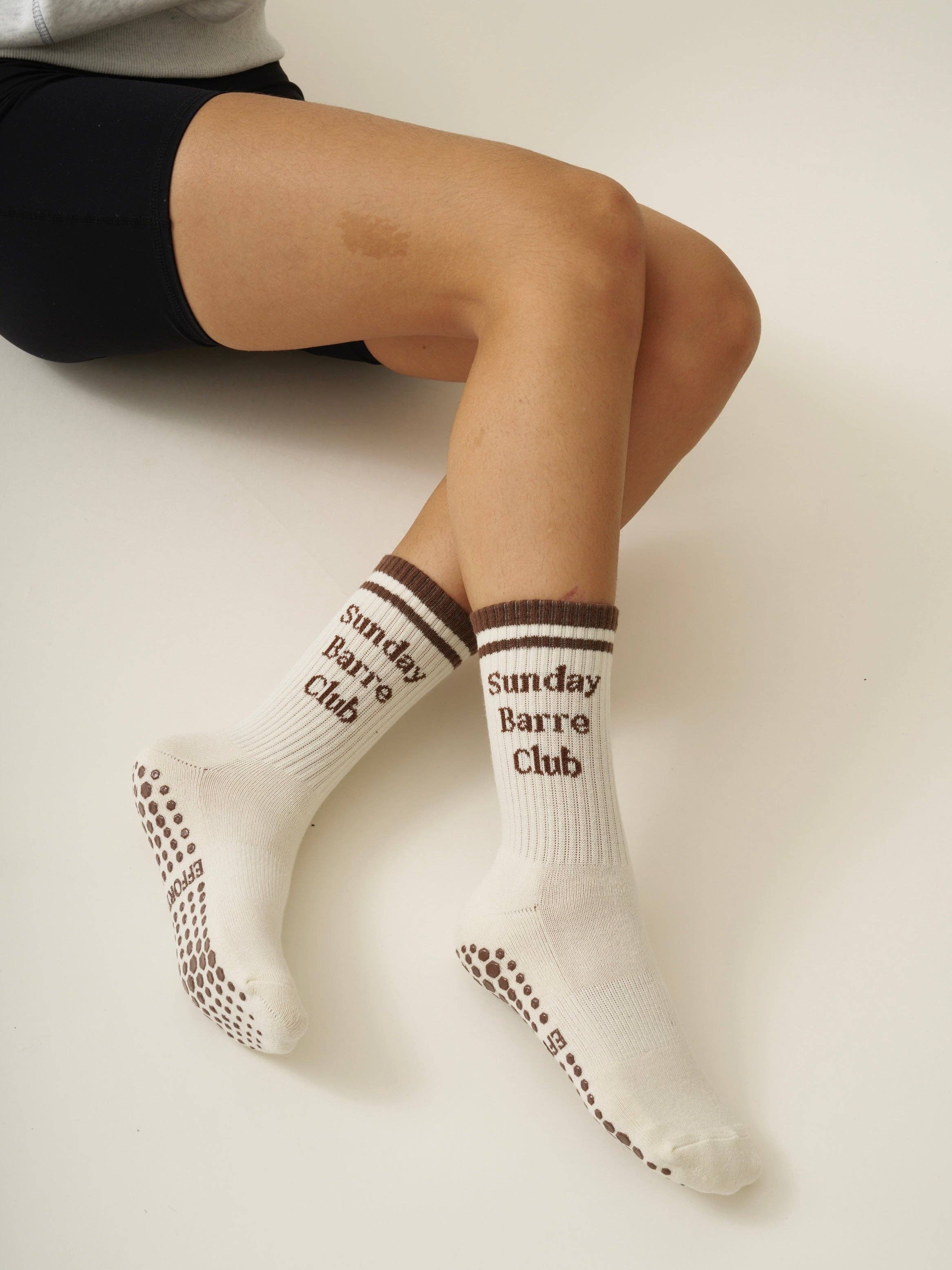 Effortless Club – Engroshandel Strømper - Dame – 🩰 Søndag Barre Klub Greb Sok, Pilates Sokker7