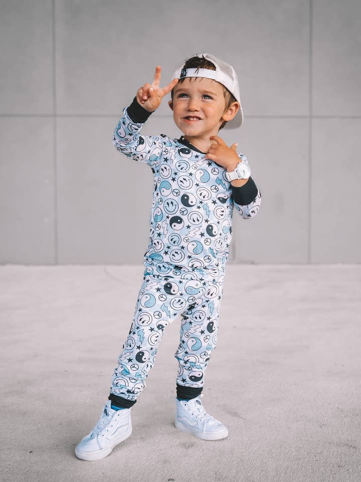 Dream Big Little Co. - Wholesale Sleepwear Set - Kids - YING YANG & VIBE DREAM SET DBLC x LOLO WEBB
