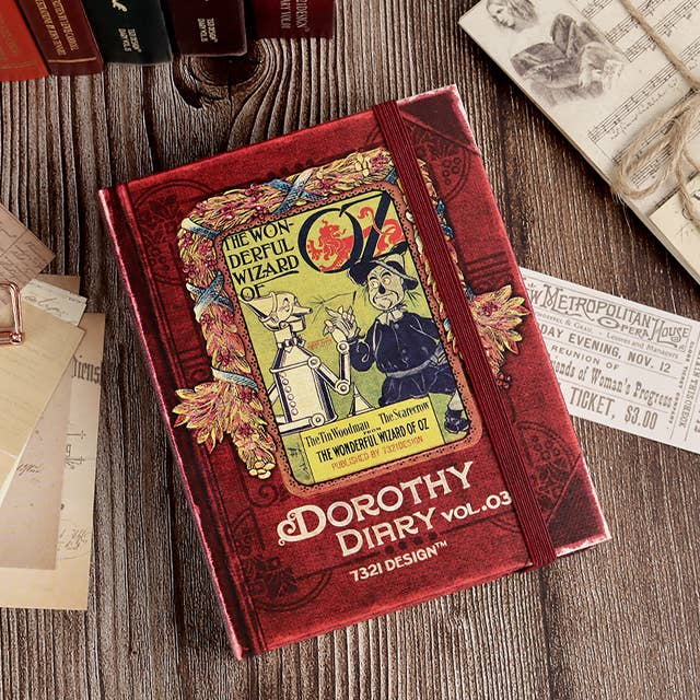 K-Wonderland – Großhandel Tagebuch – Der Zauberer von OZ Dorothy Classic Diary Journal Planner Vol.34