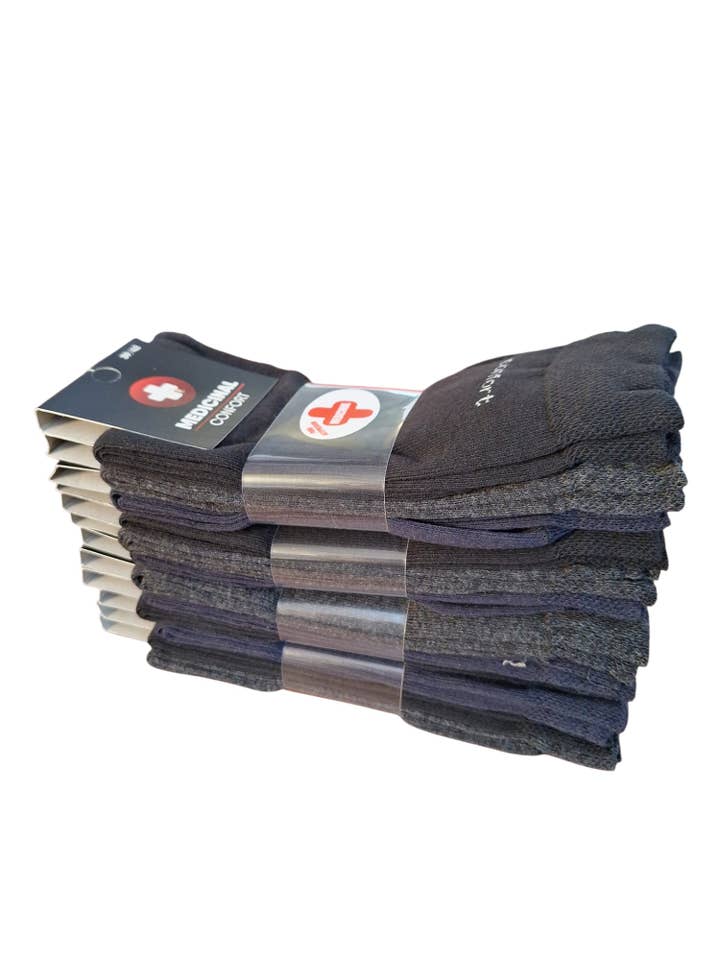 Cotton Socks - Wholesale Socks - Baby - Ref:27-01 Pack of 12 Pairs of Medicinal Socks 100% Cotton2