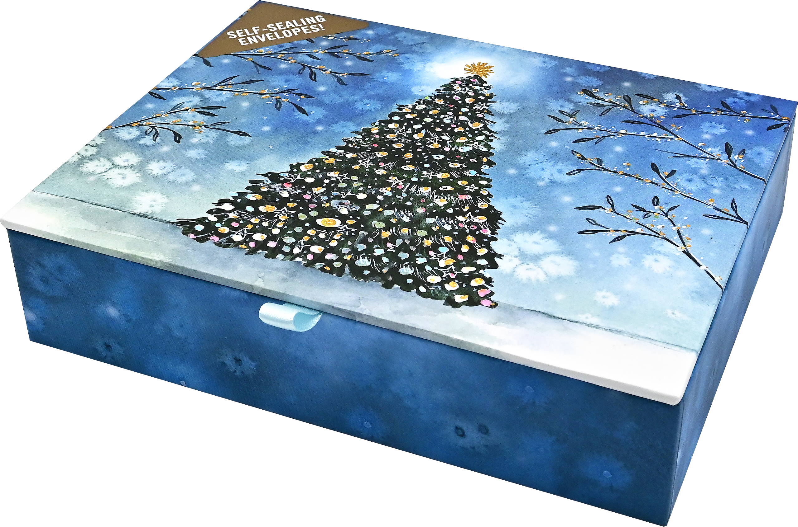 Peter Pauper Press - Wholesale Christmas Card - Twilight Tree Deluxe Boxed Holiday Cards3