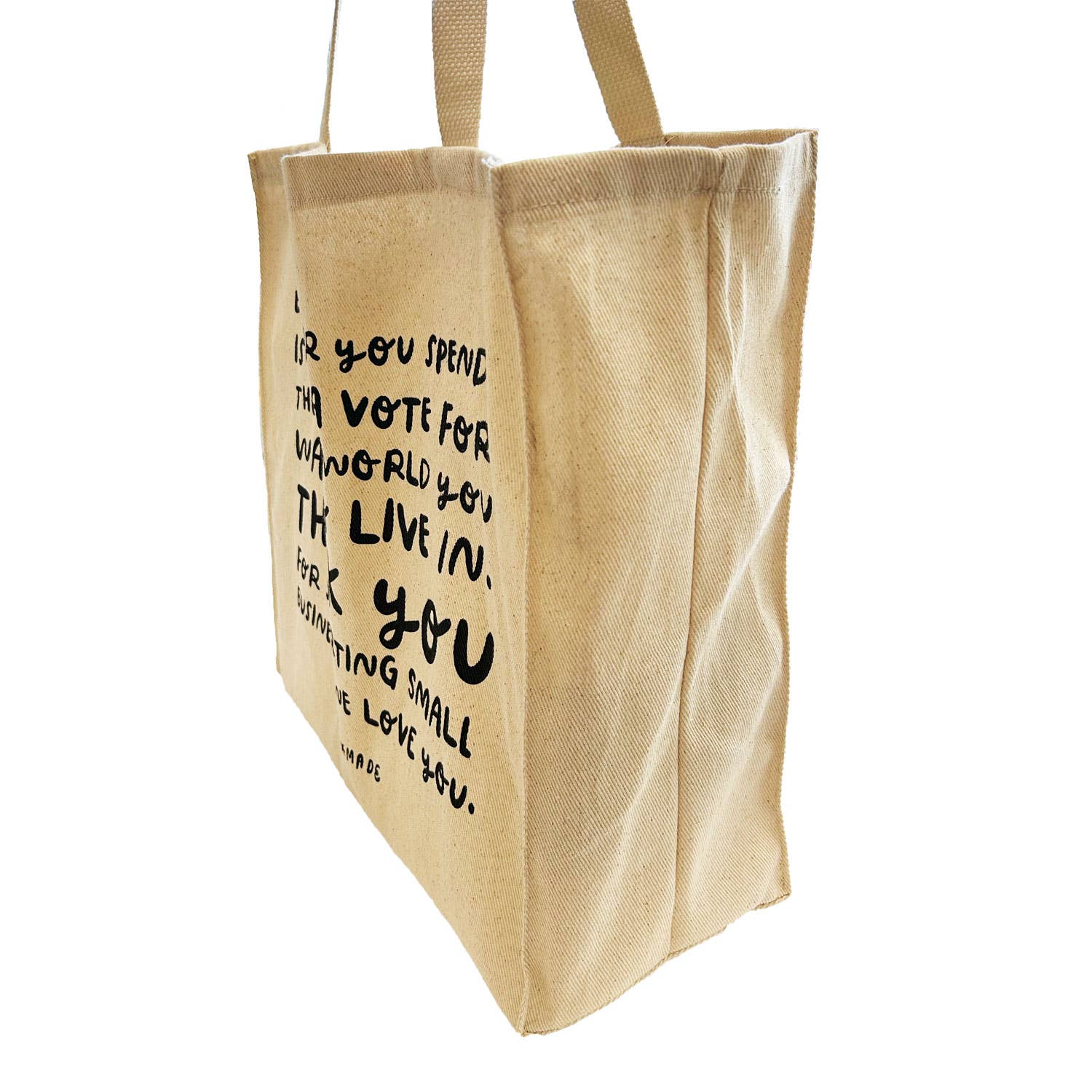 SnowMade - Wholesale Tote Bag - Unisex - Shop Small Tote Bag2