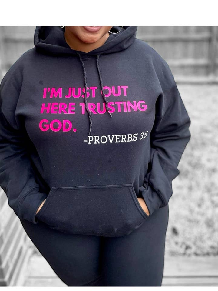 Simply Grateful Designz - Wholesale Graphic Sweatshirt - Women's - Trusting in God Proverbs 3:5 Tee/Sweatshirt/Hoodie1