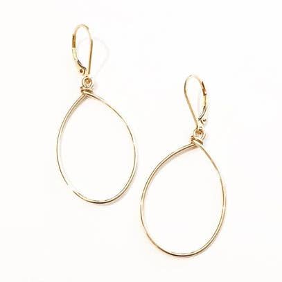 Sarah OG Hoops for wholesale by Agapantha Jewelry