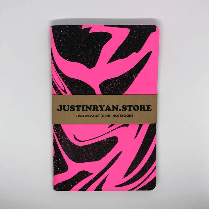 Neon Marble Pocket Notebook for wholesale by Justin Ryan Books