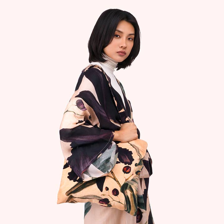 *Pre-Order AW26* Velvet Tote - Midnight Orchid for wholesale by Powder Design inc - US