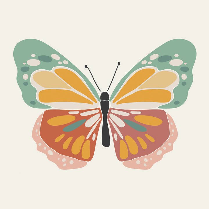 Breathe People - Wholesale DIY Craft Kit - Kids - Butterflies Paint by Number Kit + Easel for Kids