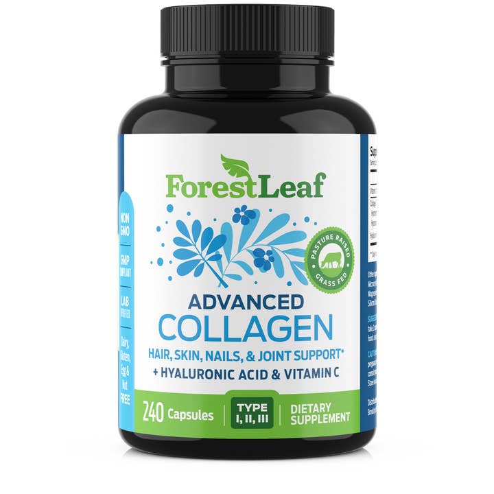 Forest Leaf - Wholesale Oral Supplement/Vitamin - Multi Collagen Pills with Hyaluronic Acid + Vitamin C1