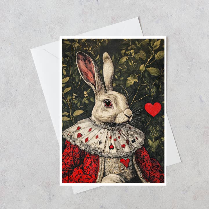 Jack of All Hearts Blank Greeting Card 199AS for wholesale by Salty Alyce