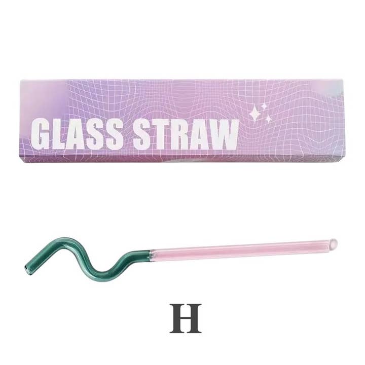 IVORE.GROUP (We cover All Import duty) – wholesale Drinking straw – Artistry Style Glass Straws9