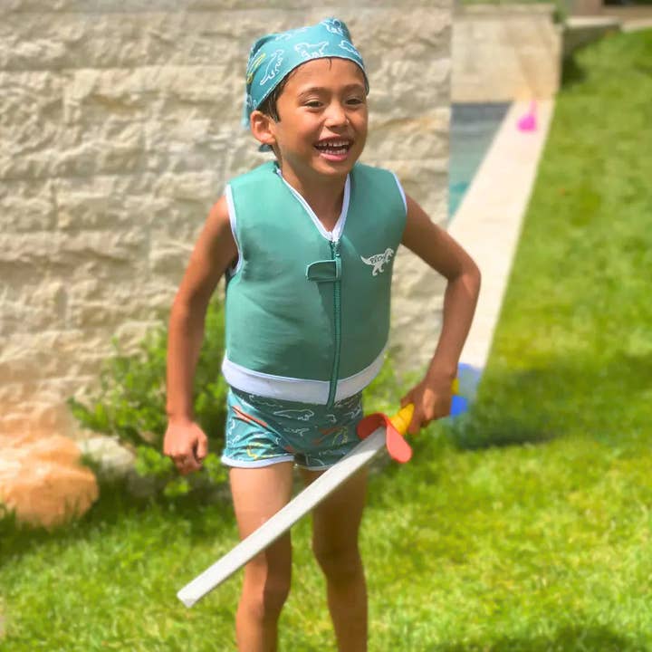 Boys' floating swimsuit: Loulou for wholesale by Plouf Safety Concept